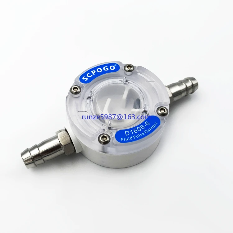 

D1606-6b Miniature Peristaltic Pump Pulse Damper 6d-PPS Diaphragm Pump Pulse Buffer