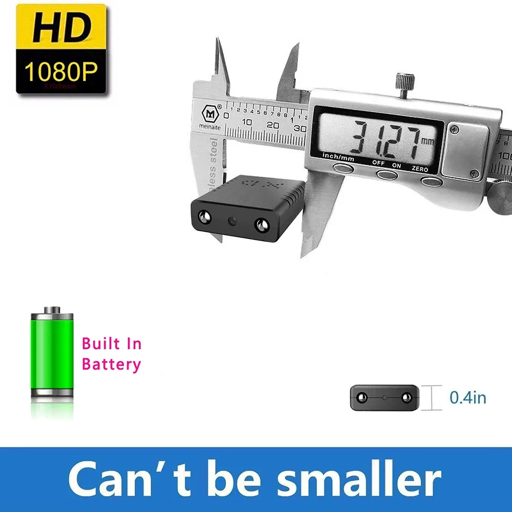 Mini Videocamera 1080P Piccola Videocamera Di Sicurezza Domestica Con Visione Notturna Micro Cam Motion Detection Videoregistratore Di Sorveglianza Au