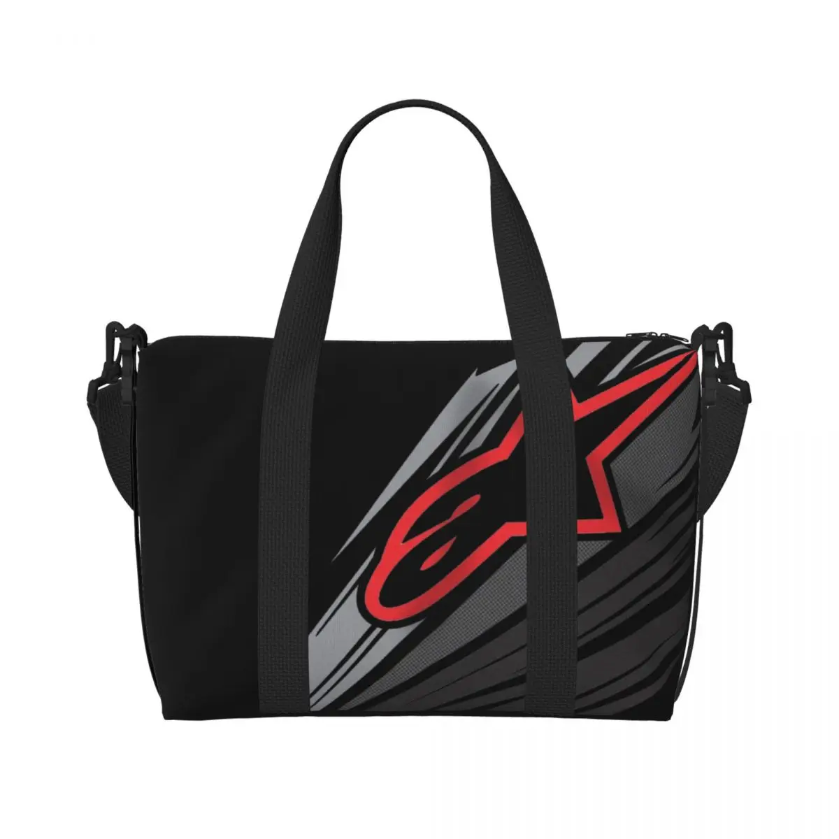 Motocross Enduro Cross Tote Bag for Women Big Capacity Gym Beach Travel Bags