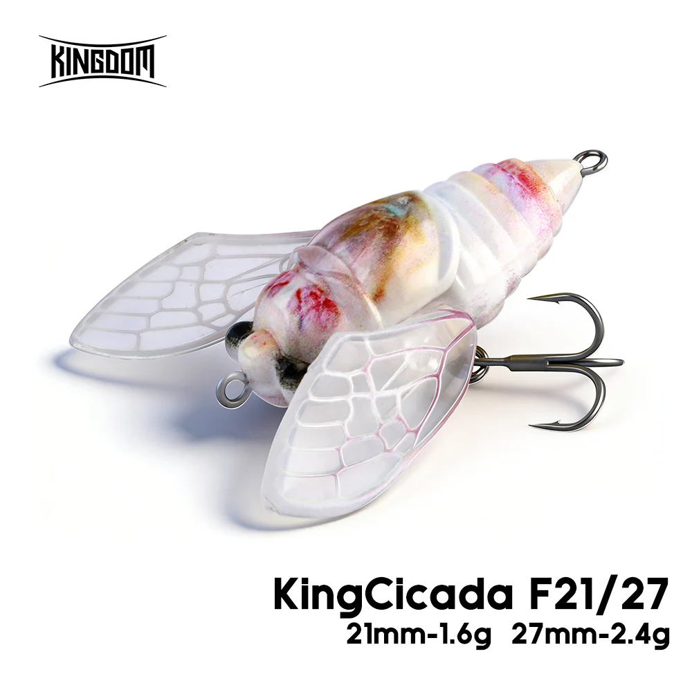 Отзывы на Kingdom 2026 Cicada Воблер для рыбалки 21мм 1.6г / 27мм 2.4г покупателей на AliExpress