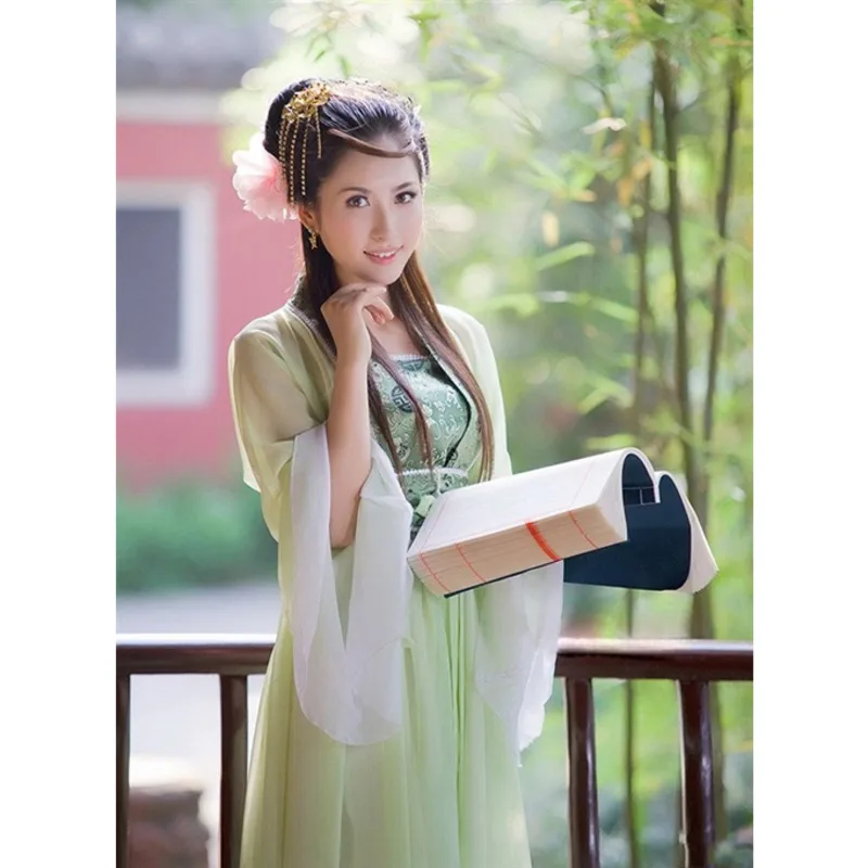 Red silk set Traditional chinese clothing Women dress Hanfu Tang dynasty Ancient chinese costume Top cosplay Kids girls