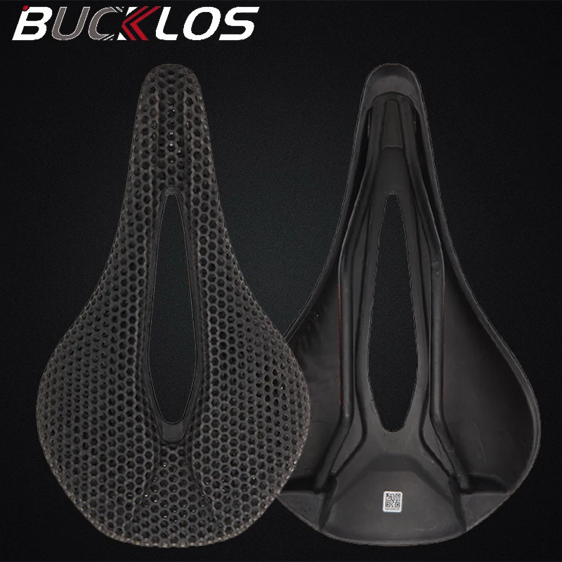 

Подушка для велосипедного сидения BUCKLOS с 3D принтом, дорожный MTB седло, 180 г, сверхлегкое Велосипедное Сиденье, полое велосипедное седло, велосипедная часть