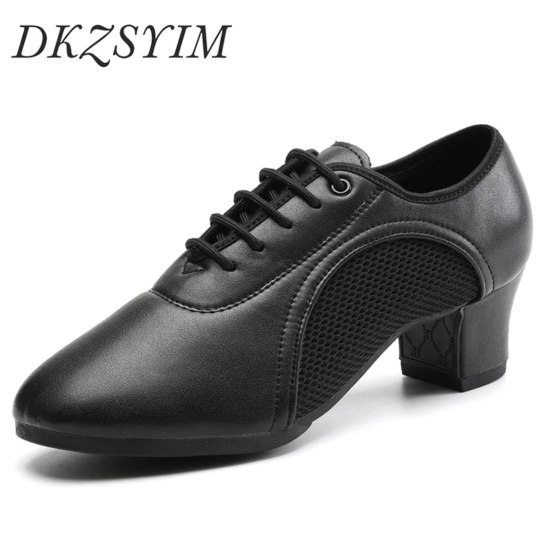 DKZSYIMMenLatinDanceShoesBallroomDanceShoesBlackIndoorOutdoor