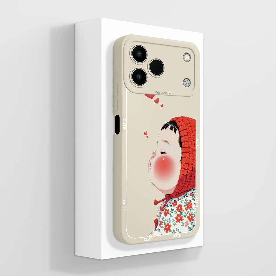 Cute Husky Dog Soft Silicone Phone Case with Full Coverage Bumper