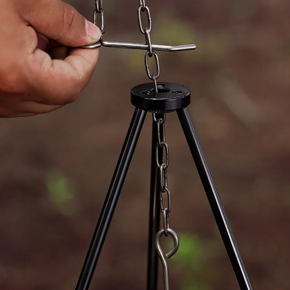 Aluminum Camping Tripod Stand 4