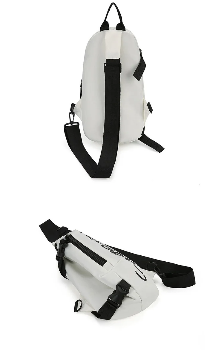 Brusttasche, trendige modische Damen-Umhängetasche, Sport, Freizeit, Herren, schräge Straddle-Tasche, Umhängetasche, Sportrucksäcke – Detail 28
