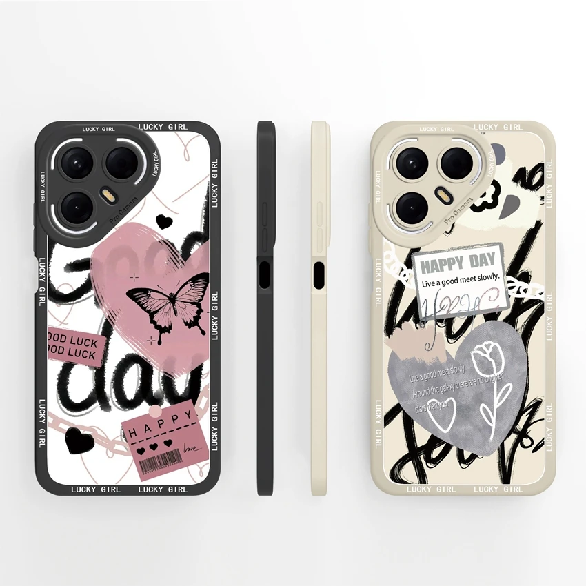 Shockproof Cute Dog Pattern Liquid Silicone Phone Case with Screen Protector