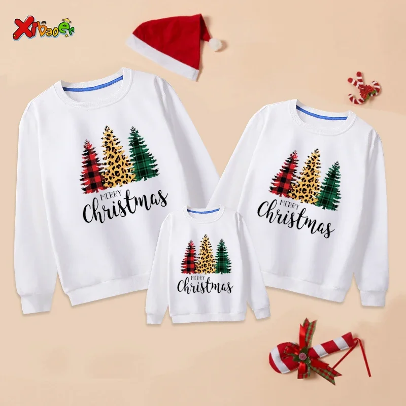 thumbnail image 2 of Sudadera con capucha navideña familiar, conjuntos de sudaderas, suéteres, árbol de Navidad, ropa de fiesta a juego para año nuevo, ropa para adultos y niños, ropa para niños e hijos, 2 of 5