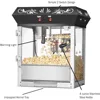 Old Maid Drawer Electronic Popcorn Bucket Plastic Stainless Steel Kettle Popcorn-machine Tempered Safety Glass Panel Electric 3