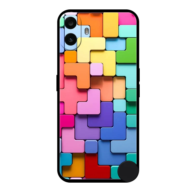 Floral Silicone Protective Phone Case - Stylish Bumper Cover