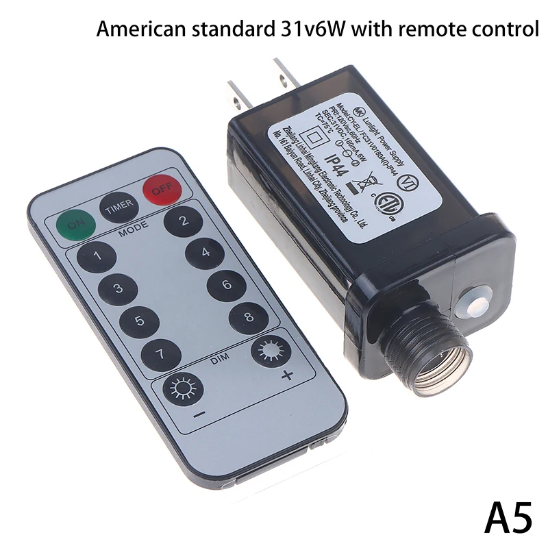 Universal Plug AC to DC Transformer - 31V LED Power Supply with 8-Mode Adapter