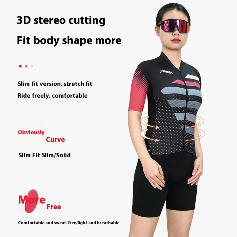 Cycling Jersey Women Bike Mountain Road MTB Top Female Bicycle Shirt Short Sleeve Racing Riding Clothing Summer Lady Orange pink