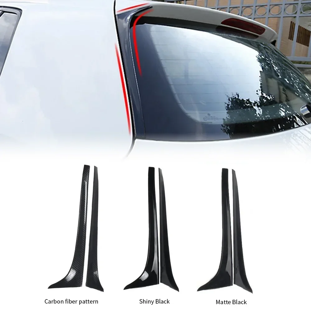 VW 골프 7 MK7 GTD R 2014-2018 용 자동차 뒷창 디플렉터 스플리터 커버, 사이드 카나드 윙 스포일러 스티커, 자동차 액세서리