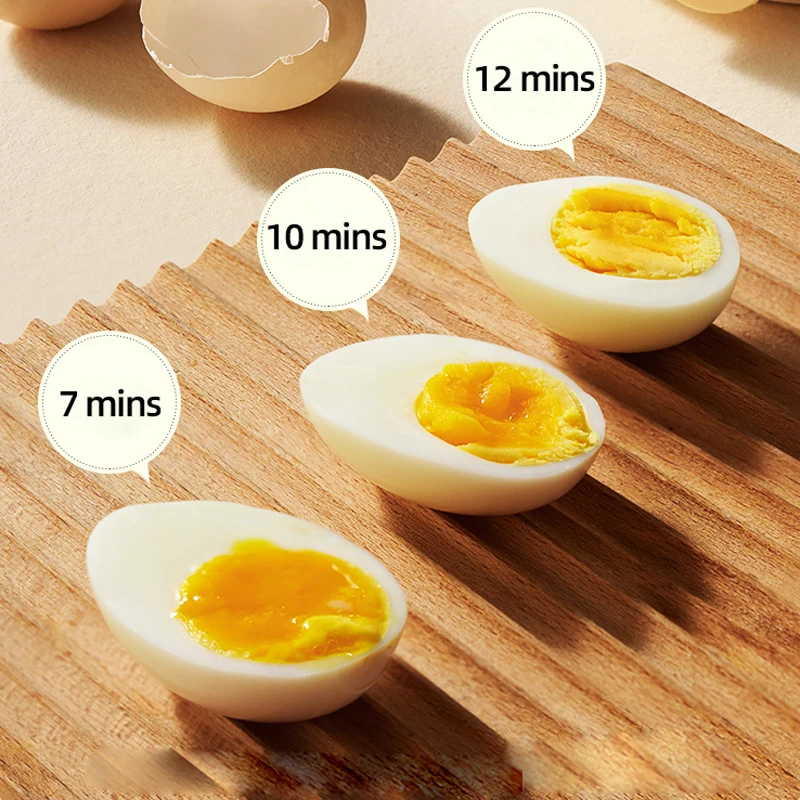 Electric Egg Boiler 7/14pcs Eggs Double Layer Automatic Mini Steamer Poacher Kitchen Cooking Tool Egg Steamer Breakfast Maker