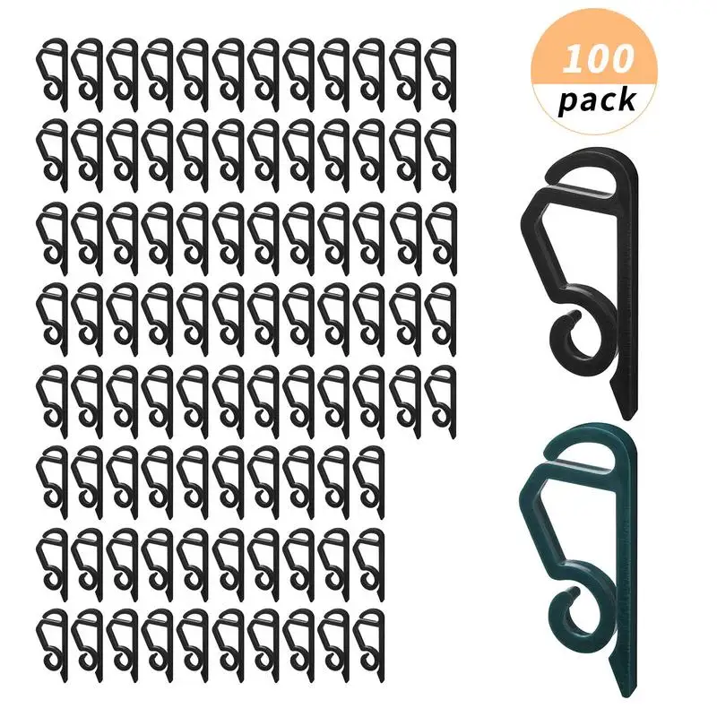 

Light Clips For Outside String Lights 100pcs Outdoor Hang Gutter Hook Mini Wedding Garden Wedding Home Backyard Decoration
