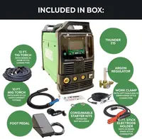 TIG Stick 200 Amp 110 V/220 V Multi Process Welder Easy To Use Operator Friendly Panel To Select Features 2