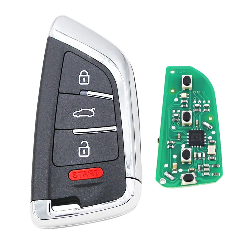 

ZB02-4 Original KEYDIY KD Smart Car Key ZB Series Remote Control Universal 4 Button for KD-X2 Max KD900 Mini Programmer