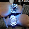 Fashion LED Sport Watches, Luminous Personality Rhinestone Design, Trendy Quartz Watch for Men, Women Couples, Chic & Practical 2