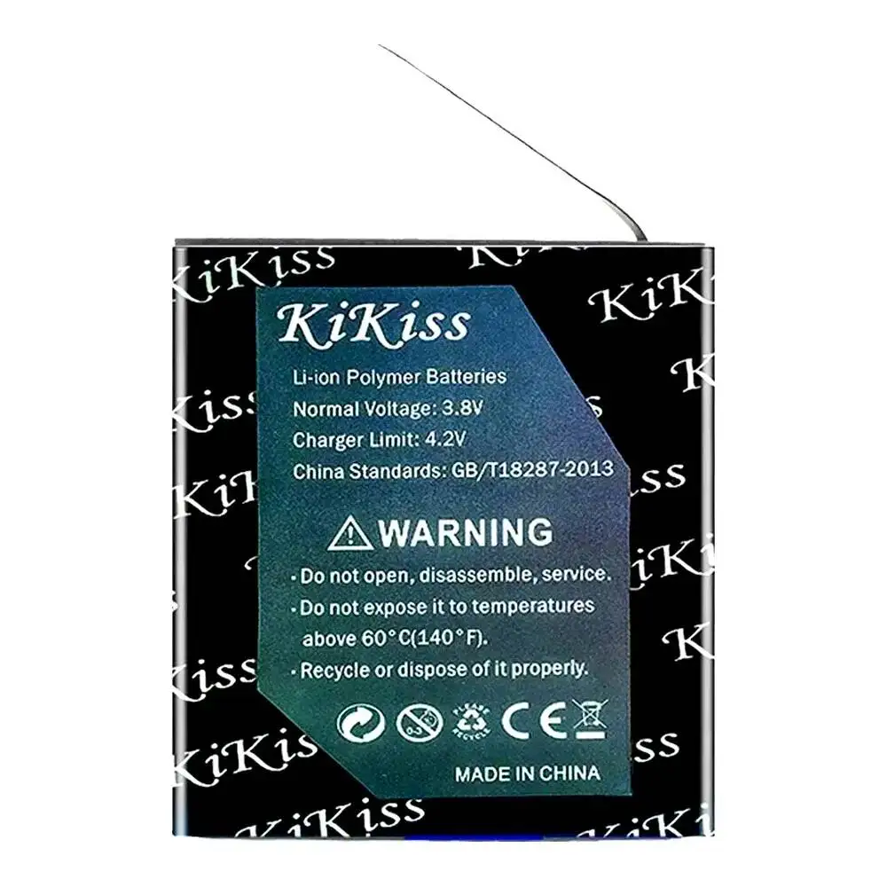 Batterie haute performance 1700mAh PG1050 insérée dans une caméra sport EKEN H9.