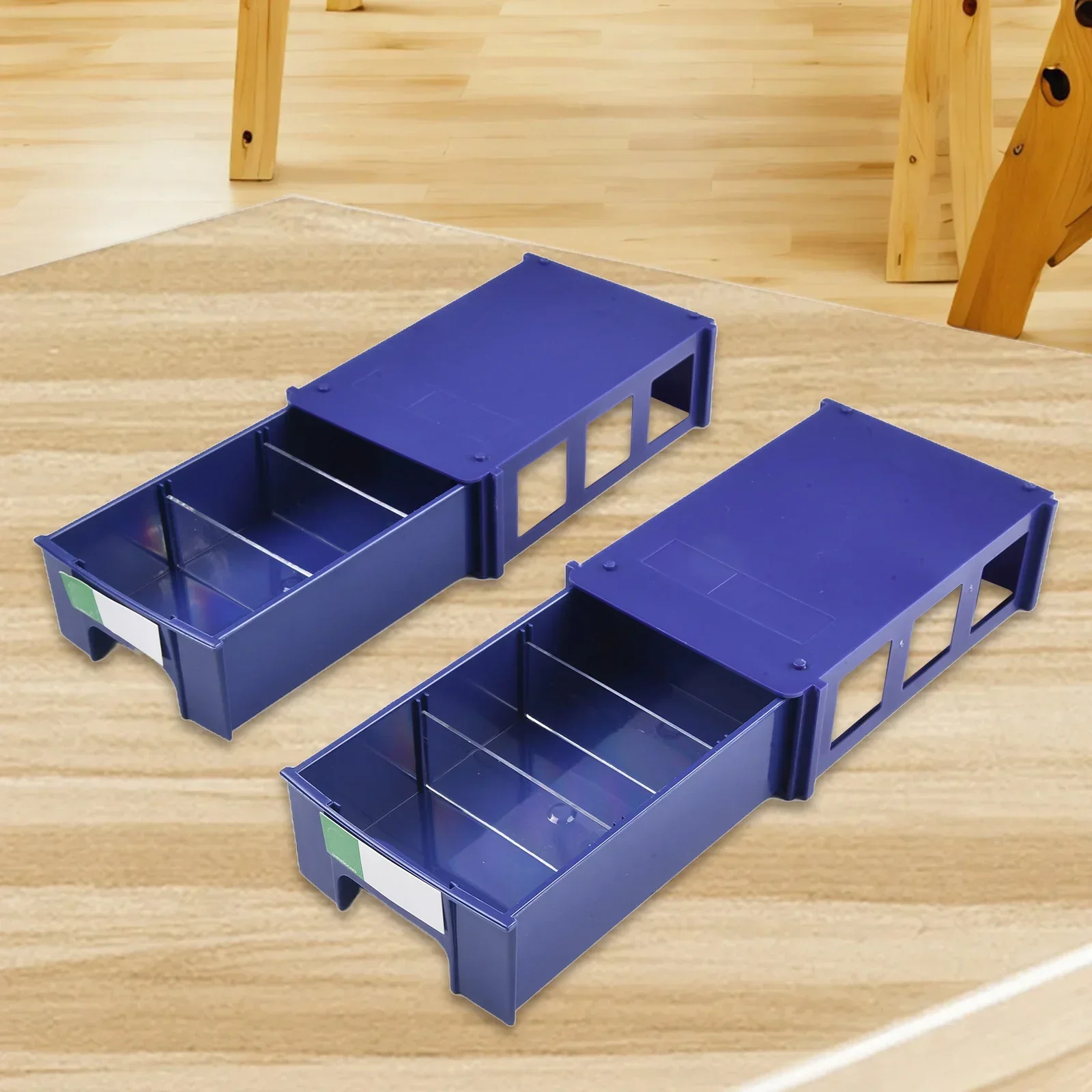 1PC Stackable Plastic Hardware Parts Storage Boxes Component Screws Tool Box Classifications Case Workshop Shelves Useful 4