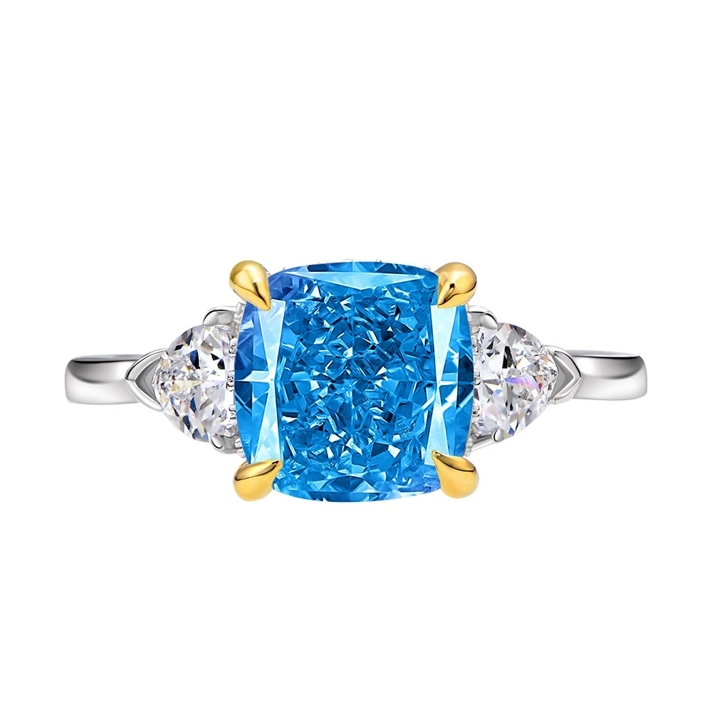 

Женское кольцо из серебра 925 пробы, с бриллиантами