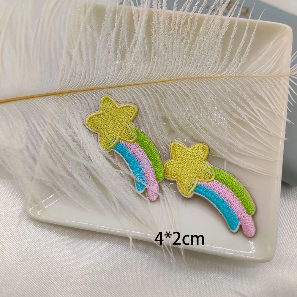 Pink Rainbow Meteor Self-Adhesive Decorative Patch
