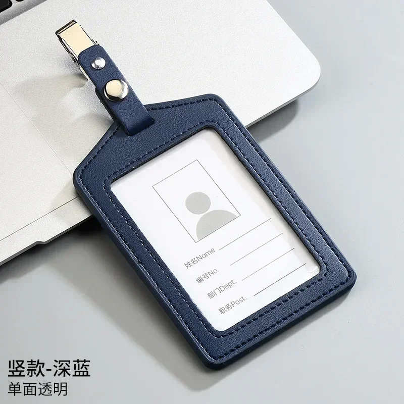 Premium Genuine Leather ID & Credit Card Holder – Versatile Badge & Card Case