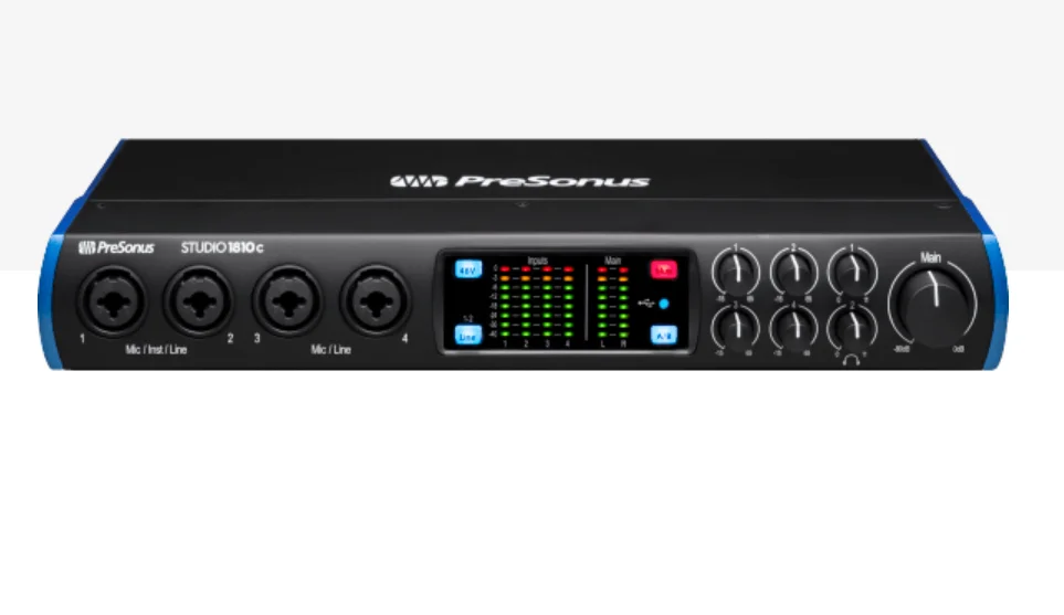 PreSonus® Studio 1810c Professional External Sound Card for studio 