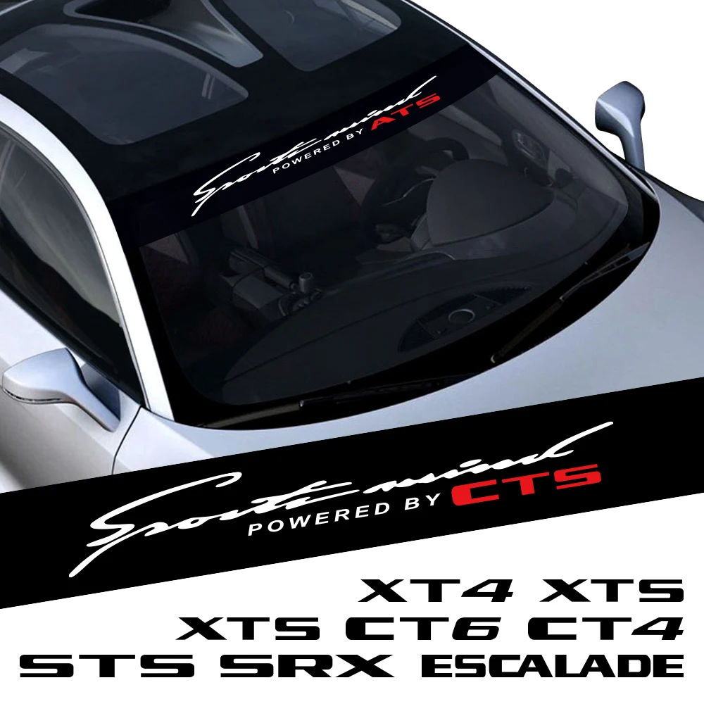 Car Front Windshield Stickers Vinyl Accessories Decals For Cadillac ATS