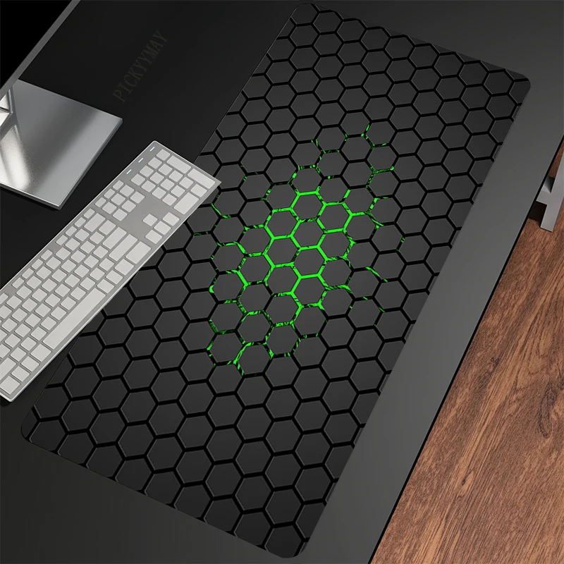 Jogo de Borracha Geométrica Mousepad Tapete de Rato Grande Almofadas de Mesa Grande Tapetes de Teclado Antiderrapante - Imagem 5