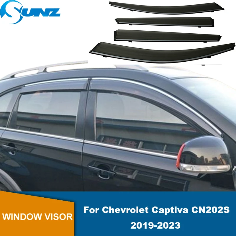 Side Window Deflectors For Chevrolet Captiva CN202S 2019 2020 2021 2022 2023 Car Window Visor Rain Guards Smoke Protector Cover