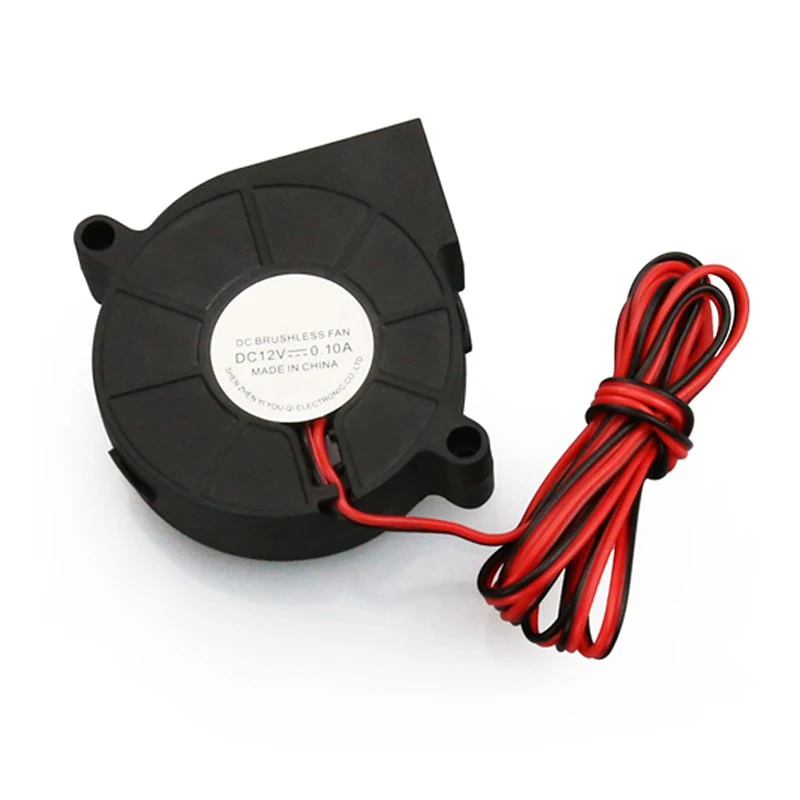 Prusa i3 MK3 슈퍼 사일런트 5015 더블 볼 선풍기 블로우 방사형 냉각 선풍기, 유압 슬리브 베어링, 프론트 선풍기 쿨러 라디에이터, DC 5V