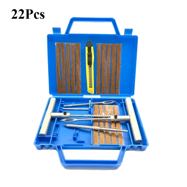 Car Tire Repair Tool Tire Repair Kit Studding Tool Set Auto Bike Motorcycle Tire Repair Puncture Plug Car Accessories