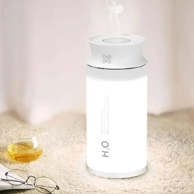 

400ml Air Humidifier Aroma Diffuser Ultrasonic Cool Mist Maker Fogger Car Home 3 Gear LED Night Light Essential Oil Difusor