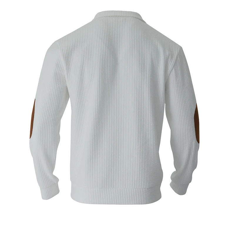 Knitted Sweater Coat Sweater Coats Autumn/Winter Men's Outdoor Leisure Corduroy Sports Sweater