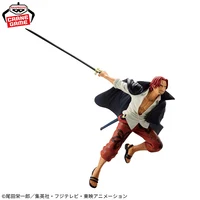 BANPRESTO-Figurines d'action One Piece BATTLE Record Collection, Shanks PVC, Anime Model Toy, 17cm, En stock 4