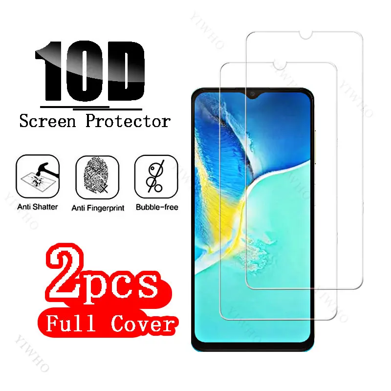 Y15 Back Cover Tempered Glass For Vivo Y15 Full Cover Glass For