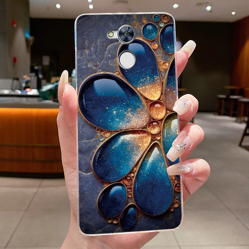 Shockproof Clear TPU Phone Case with Unique Rabbit Lamp and Puppy Design