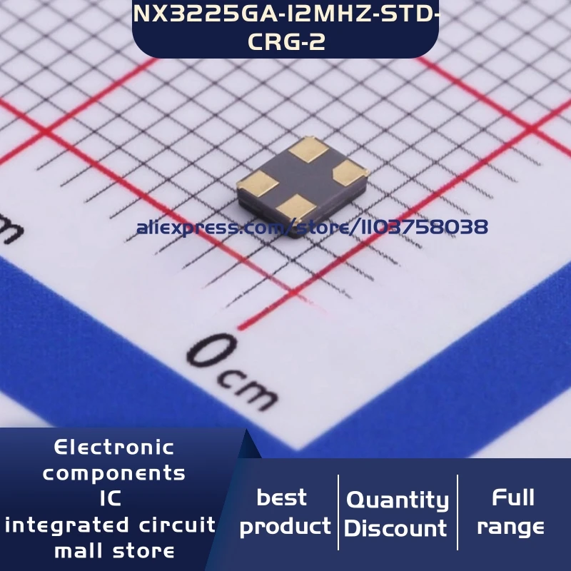 50개/몫 NX3225GA-12MHZ-STD-CRG-2 12MHz ±20ppm 8pF 3225 4P 수정 발진기 공진기 4SMD 재고 있음