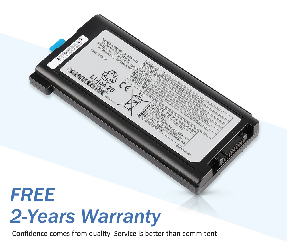 ETESBAY-Bateria para Toughbook Panasonic, CF-VZSU71U, CF-30, CF-31,