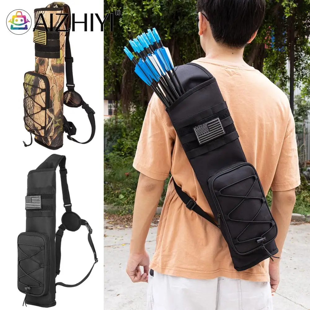 Bow Storage Bag Portable Bow Quiver Holder Bottom Thickening Adjustable Strap Accessories for Outdoor Archery Hunting