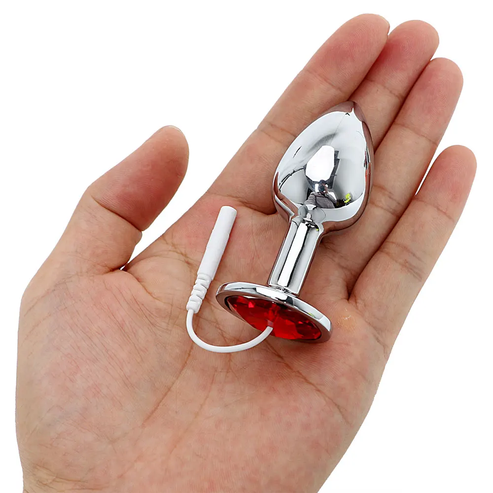Therapy Massager 28*70mm Medical Themed Toys Electric Shock Anal Plug Adult Products Sex Toys for Men Women Electro Butt Plug