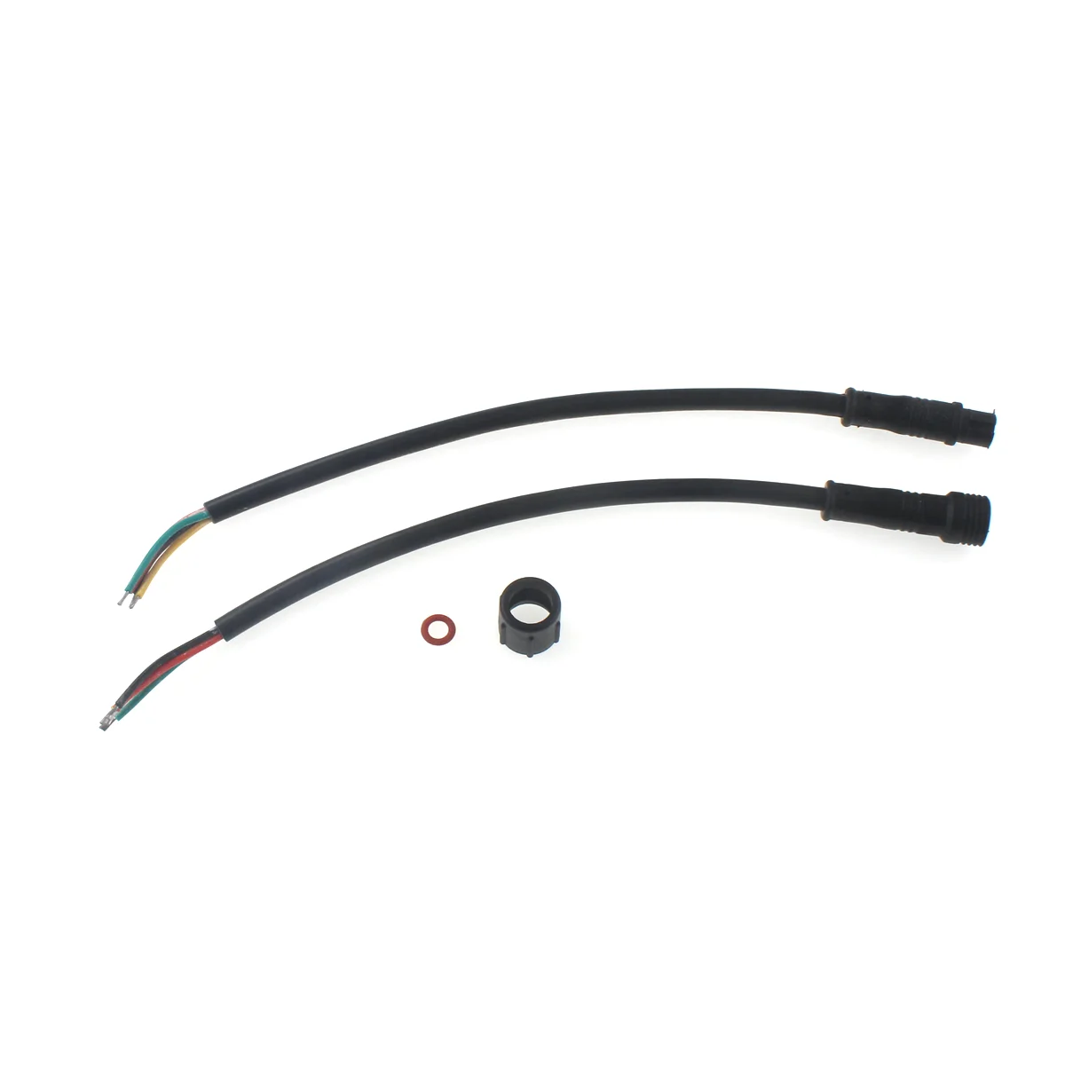 5쌍 방수 2 3 4 5 6 7 8핀 케이블 와이어 플러그 LED 스트립용 남성 및 여성 잭 22mm 너트 커넥터 20CM 외경 6mm