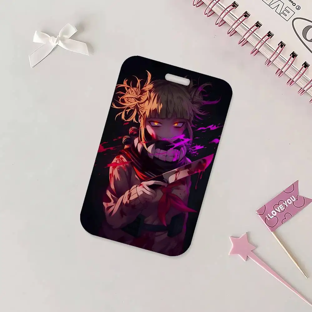 Anime H-Himiko T-Toga Ausweishalter mit Umhängeband für Büro, Schule, Namenskarten, Ausweishülle – Detail 9