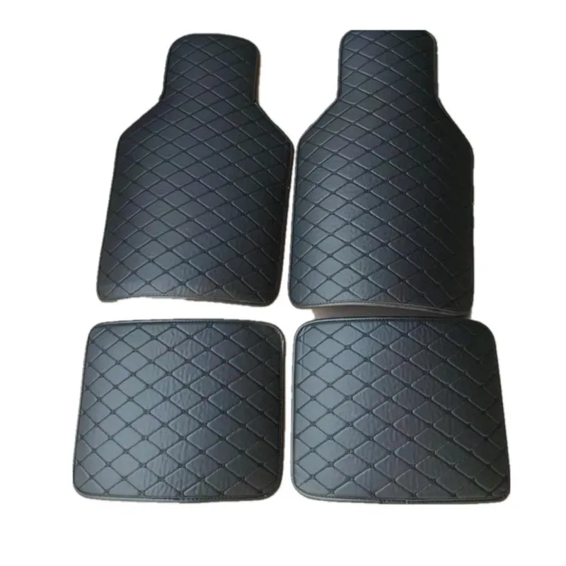 

NEW Luxury Custom Car Floor Mats For Skoda Karoq Durable leather Auto Interior Accessories Waterproof Anti dirty Rugs