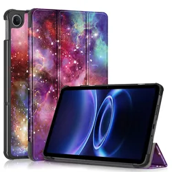 Custodia per tablet in PU leather flip magnetico a tri-folding, shockproof con funzione di auto sleep/wake