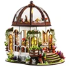 DIY Wooden Miniature Model Kit Hanging Garden Casa Doll Houses 3D Puzzle Dollhouse With Furniture for Friends Christmas Gifts 1