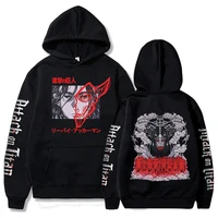 Hot Anime Attack on Titan Hoodie Harajuku  Pullover Tops Man Woman Sweatshirt Fans Gift 1