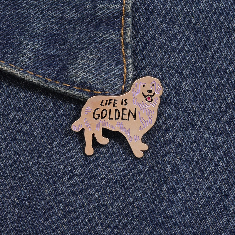 Tier Hund geformte Emaille Pins niedlichen Liebe Hintern Corgi Broschen Kleidung Cartoon dekorative Revers Abzeichen Schmuck Geschenk für Kinder Freunde – Detail 7