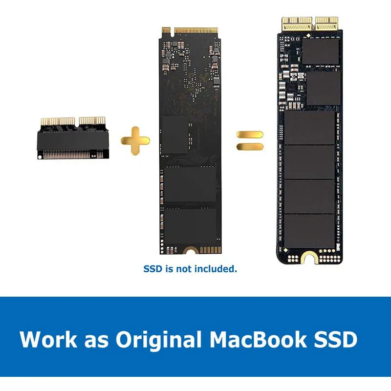 M.2 To PCIe Adapter For Macbook Air Mac Pro